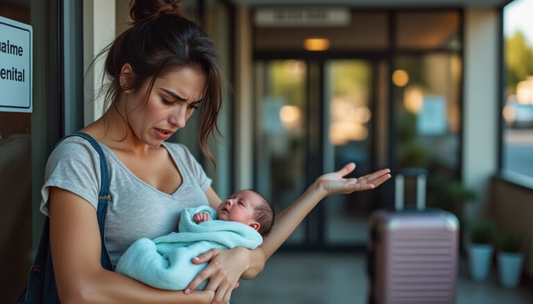 Une maman s&rsquo;indigne et appelle à l&rsquo;aide après le vol de ses valises devant la maternité, alors qu&rsquo;elle vient d&rsquo;accueillir son bébé de cinq jours.