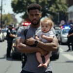 homme-armes-bebe-policier-abattu