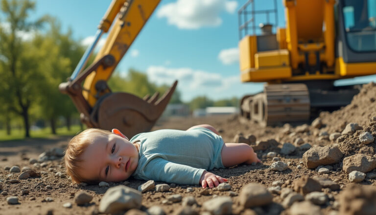 un nourrisson a été victime d'un tragique accident impliquant un engin de chantier dans le morbihan. découvrez les circonstances de cet incident douloureux et les réactions de la communauté locale face à ce drame.