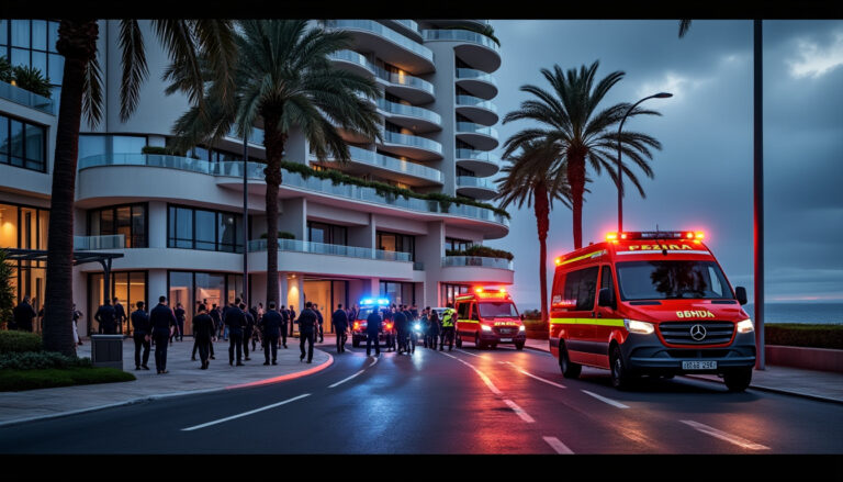 Une tragédie à Cannes : un bébé perd la vie après une chute fatale du 8e étage