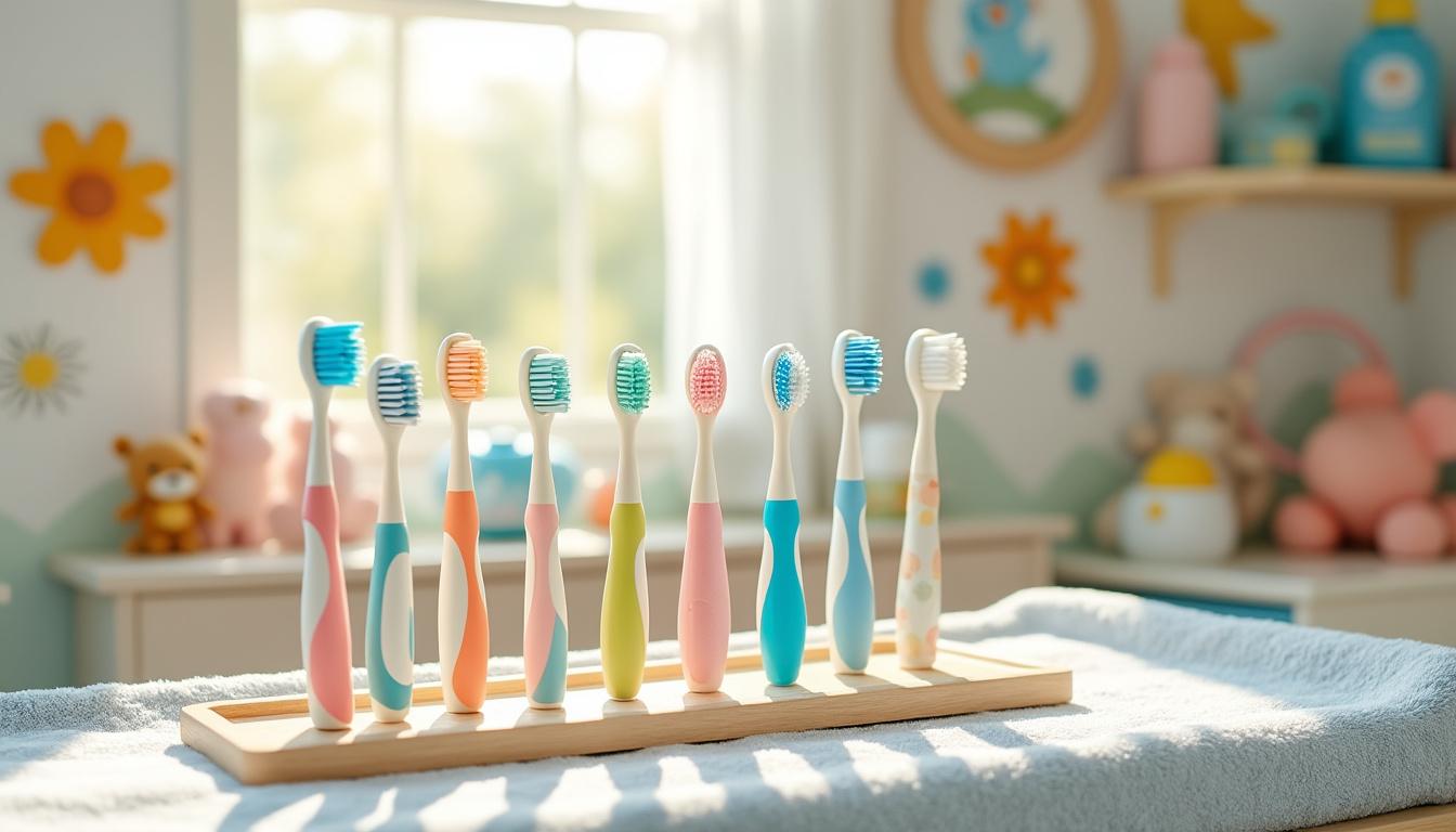 choisissez la meilleure brosse à dents pour bébé : âge, poils ultra-souples, petite tête, manche ergonomique, sécurité, hygiène et conseils d’entretien
