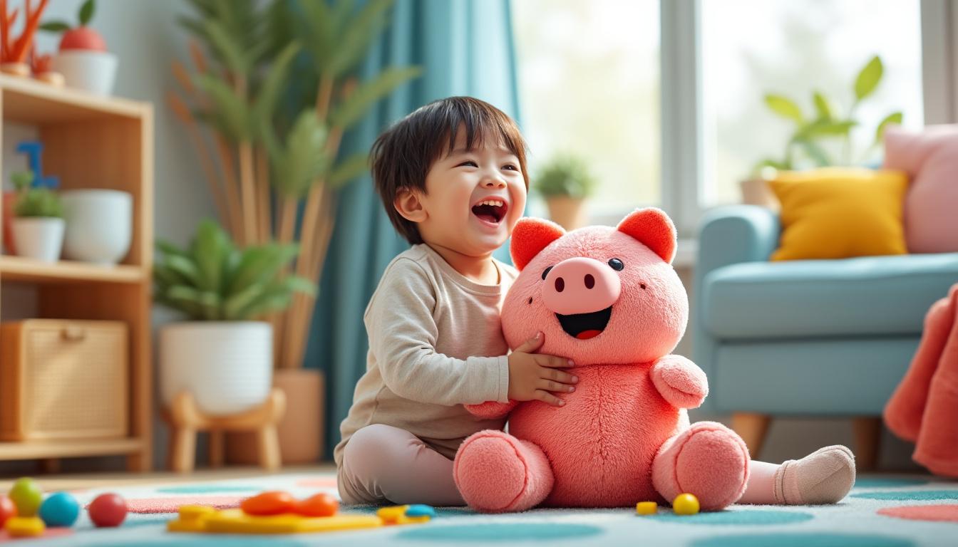 découvrez pourquoi la peluche cochon s'impose comme le compagnon idéal pour les enfants en 2025 : douceur, réconfort et imagination garantie pour des moments magiques au quotidien.