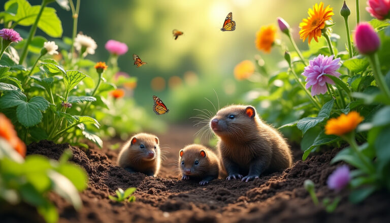 Pourquoi les bébés taupes sont-ils indispensables pour un jardin sain ?